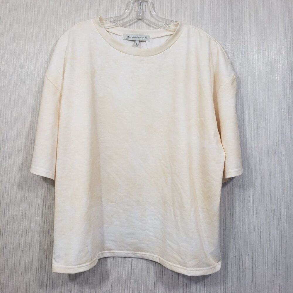 Generation K NWOT oversized marble‎ tie dyed short sleeve shirt Woman's size Med